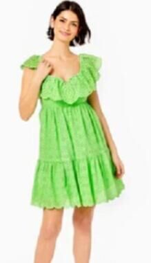 lilly pulitzer juliet ruffle midi dress Lilly Pulitzer Juliet Ruffle Midi Dress